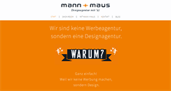Desktop Screenshot of mannundmaus.de