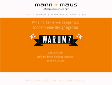 Tablet Screenshot of mannundmaus.de
